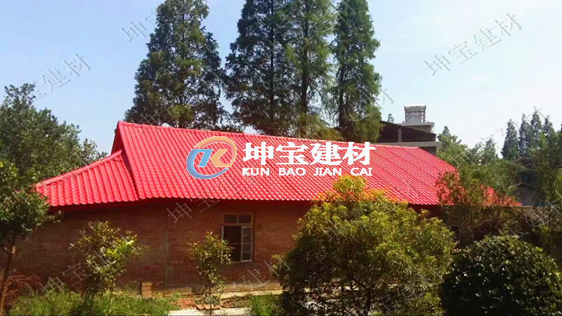 樹脂瓦為你傾情演繹，萬綠叢中一抹紅！