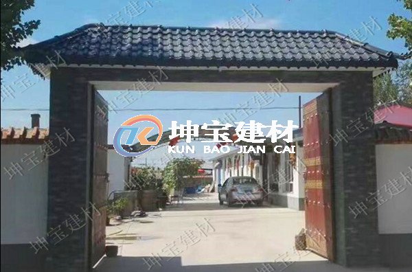 樹(shù)脂瓦門(mén)頭，高端大氣上檔次！