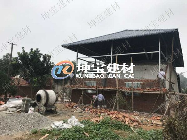 初次安裝樹(shù)脂瓦，效果一樣棒棒噠！