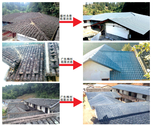 合成樹脂瓦老房子換瓦3大優(yōu)勢